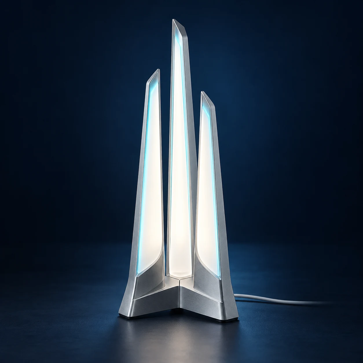 Zenith Spire in Silver Gray